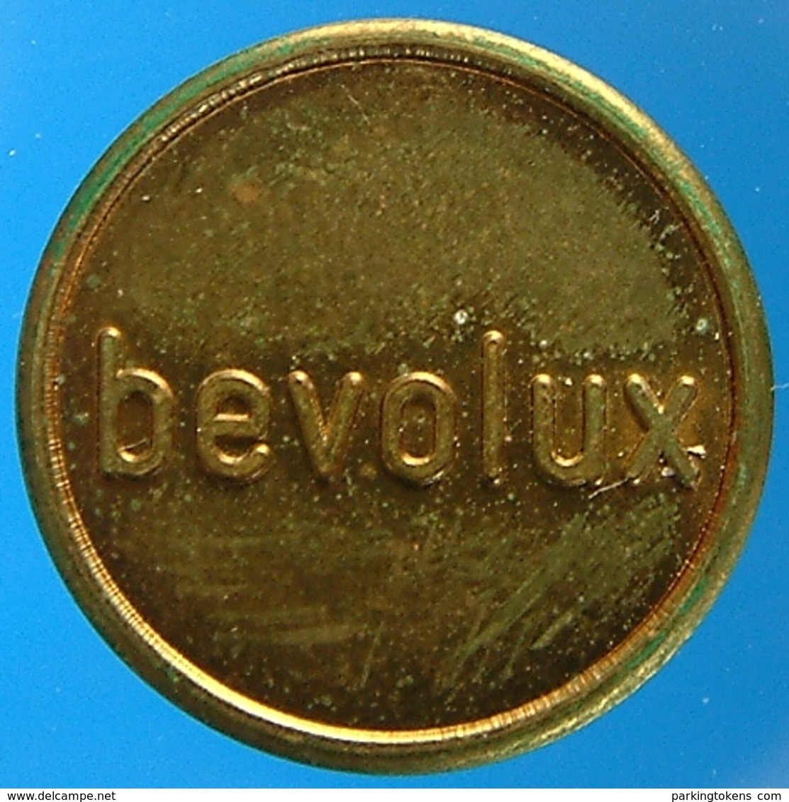 KB048-3a - BEVOLUX - Tilburg (thick Rim Large Letters) - B 20.0mm - Koffie Machine Penning - Coffee Machine Token - Professionals/Firms