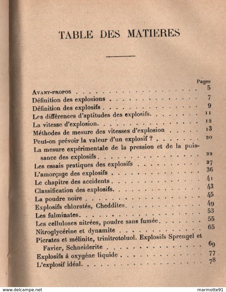 EXPLOSIONS ET EXPLOSIFS GUERRE 1916 - 1914-18