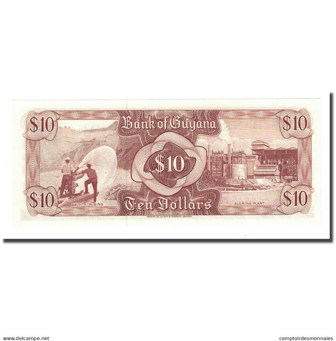 Billet, Guyana, 10 Dollars, Undated (1989), KM:23d, NEUF - Guyana