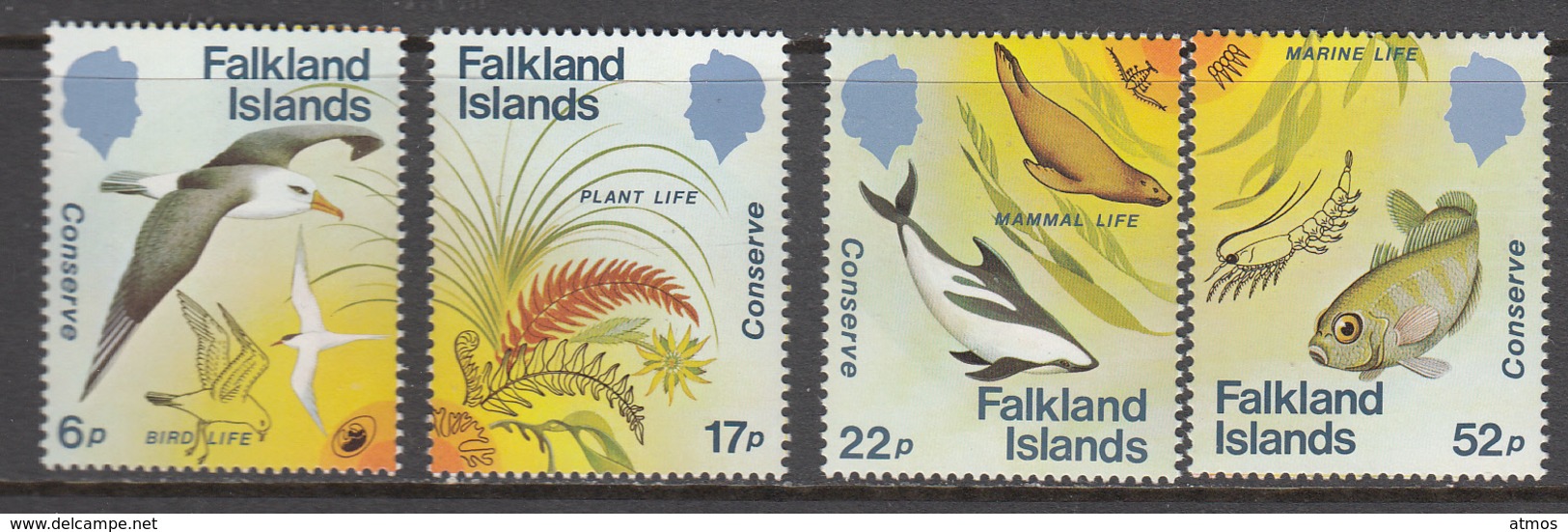 Falkland Island MNH Michel Nr 415/18 From 1984 / Catw 10.00 EUR - Falklandeilanden