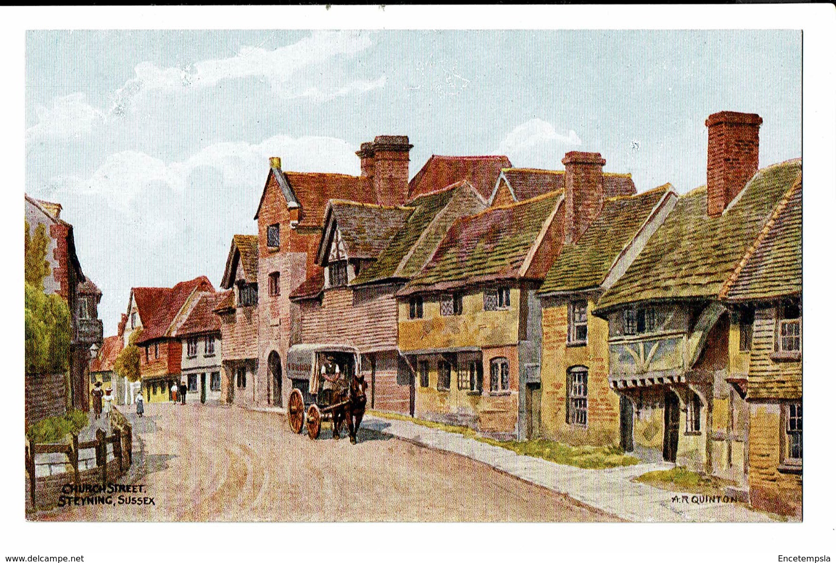 CPA - Carte Postale -Royaume Uni - Steyning Church Street VM1171 - Other & Unclassified