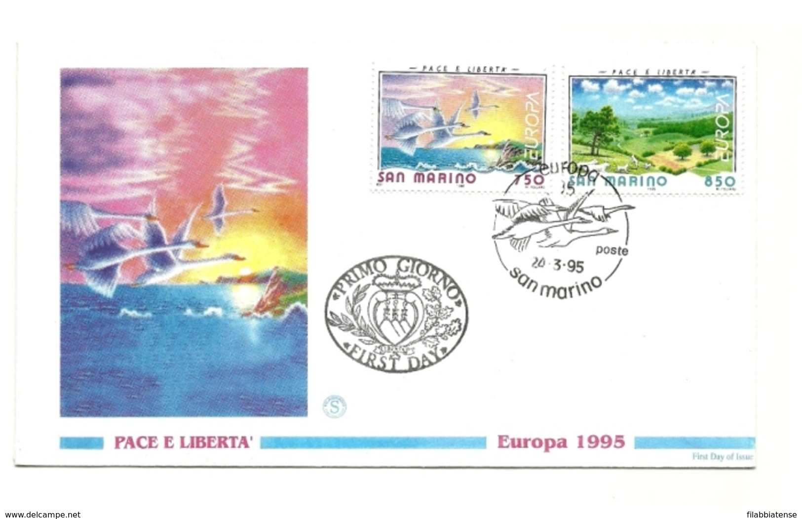 1995 - San Marino 1446/47 Europa - FDC - 1995