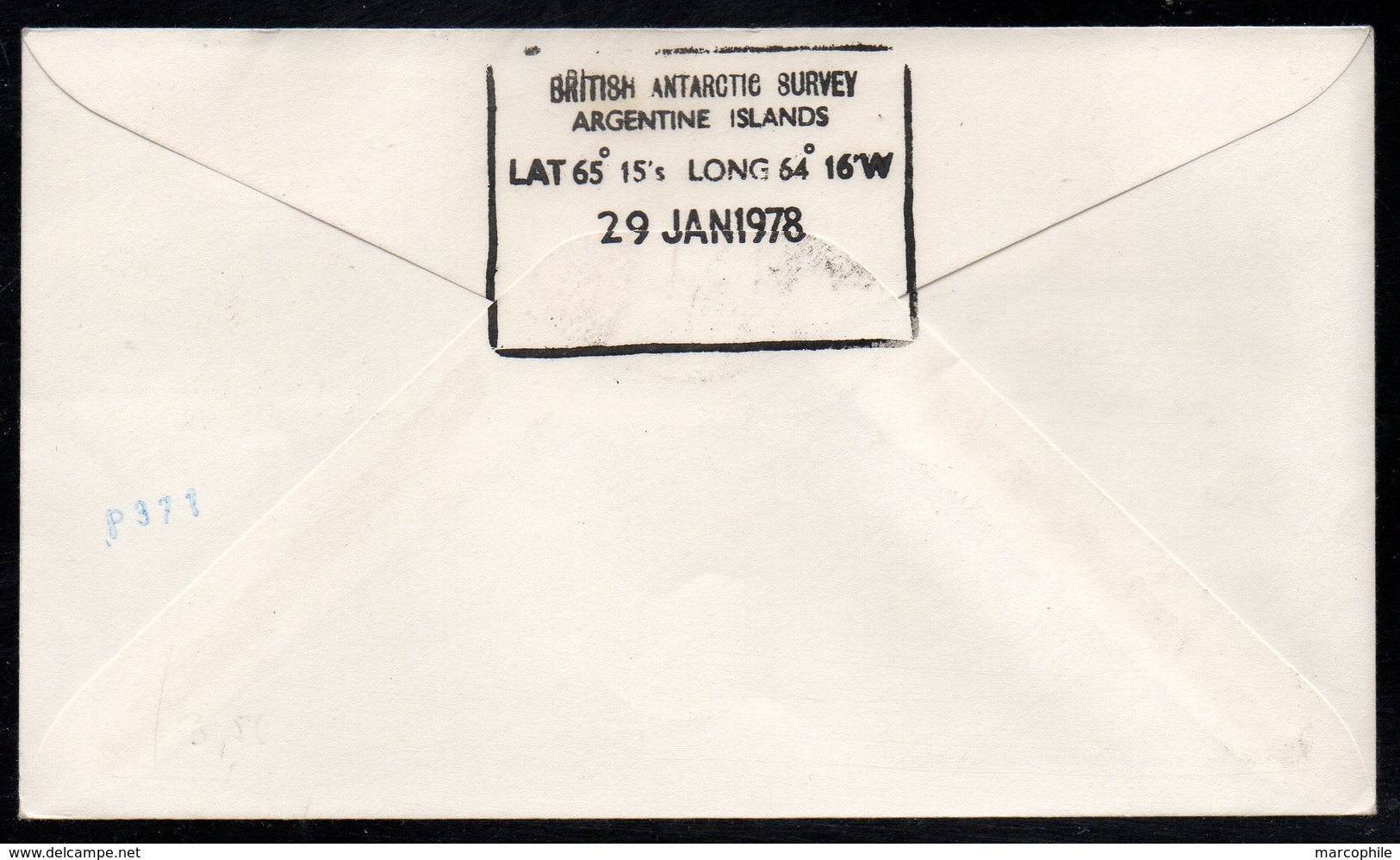 BAT - BRITISH ANTARCTIC TERRITORY - ARGENTINE ISLANDS / 1978 LETTRE POUR L'ALLEMAGNE (ref LE3297) - Lettres & Documents