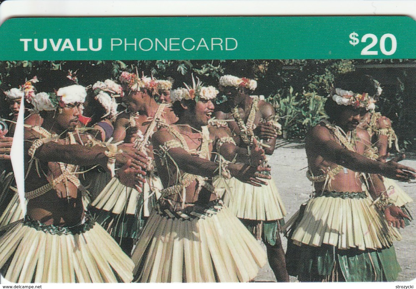 Tuvalu - Men Doing Traditional Dancing - OITID - Tuvalu