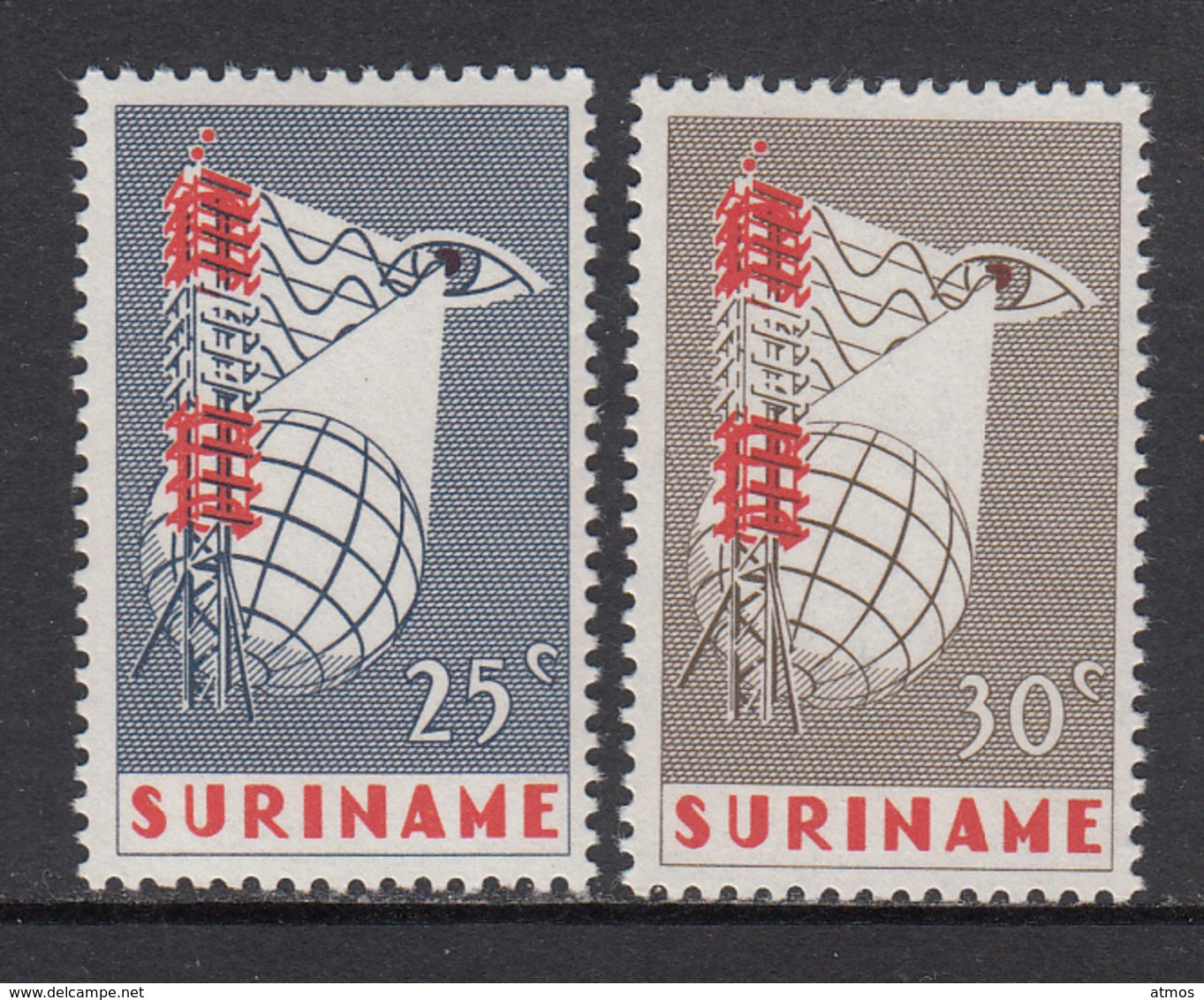 Suriname MNH NVPH Nr 460/61 From 1966 / Catw 0.60 EUR - Suriname