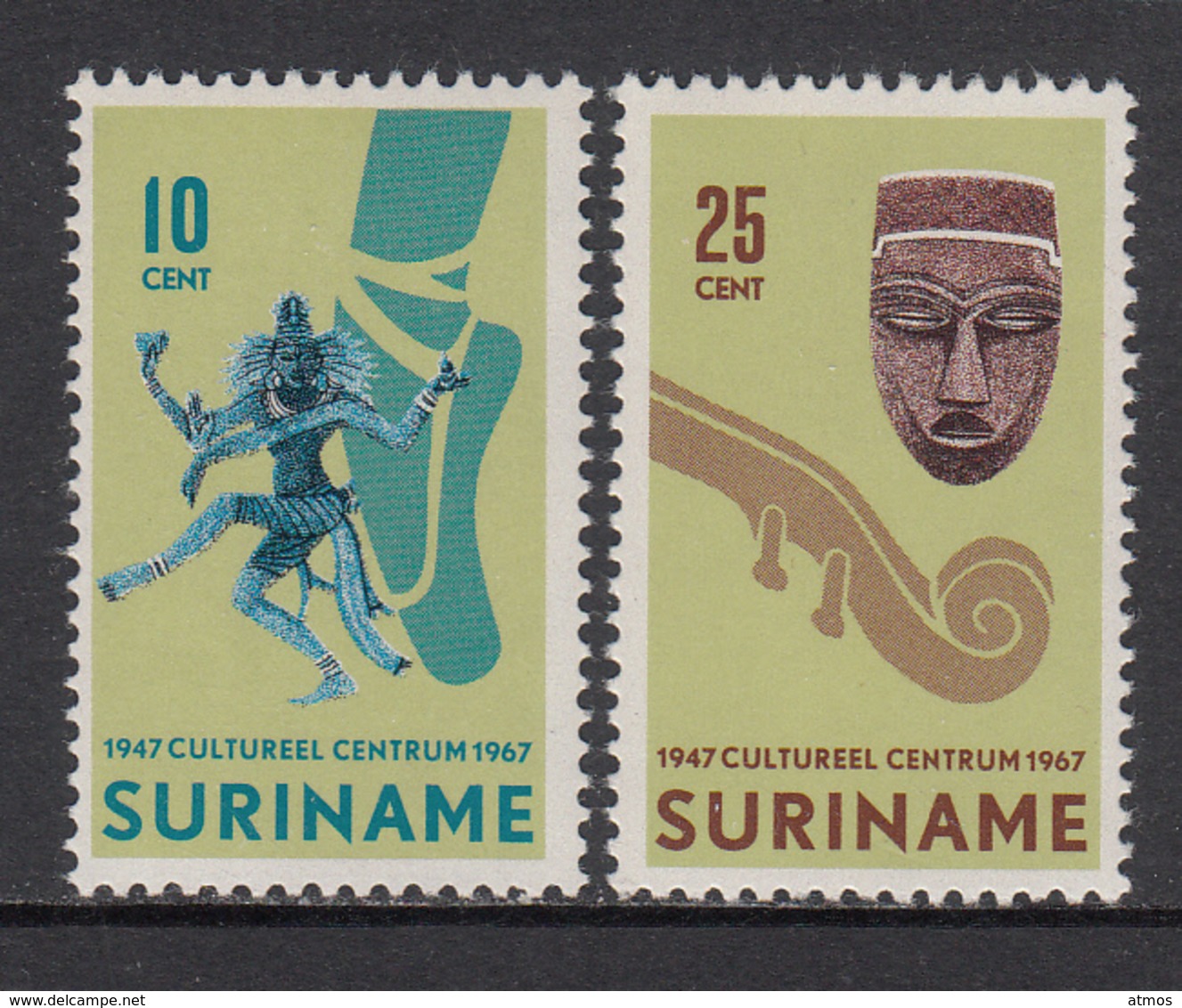 Suriname MNH NVPH Nr 479/80 From 1967 / Catw 0.60 EUR - Suriname