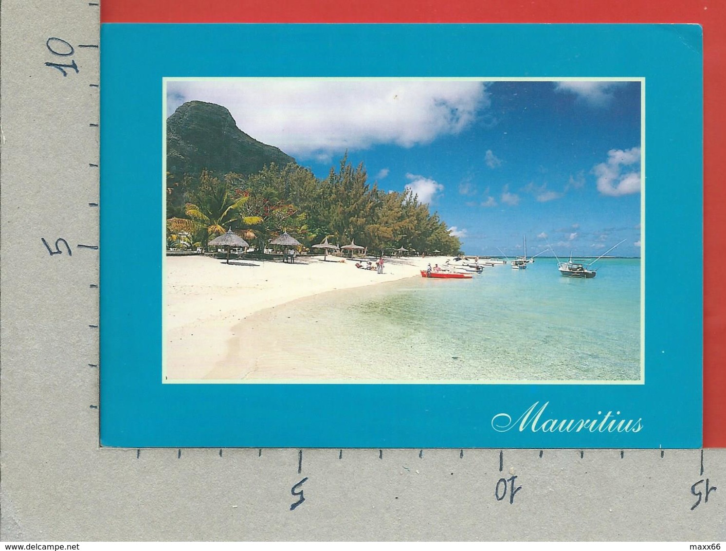 CARTOLINA VG MAURITIUS - Plage Du MORNE - 10 X 15 - ANN. 2000 - Mauritius