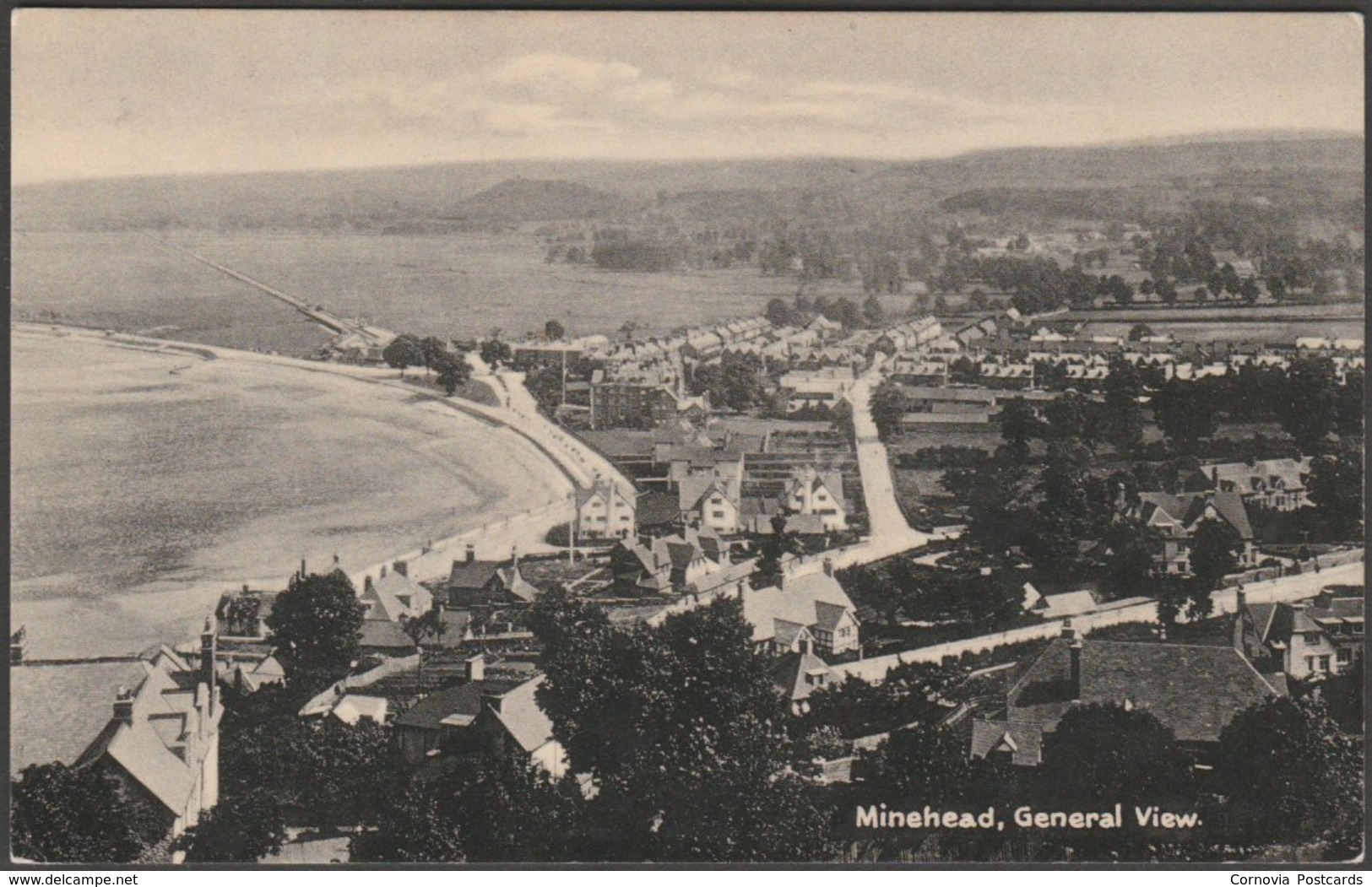 General View, Minehead, Somerset, 1913 - Postcard - Minehead