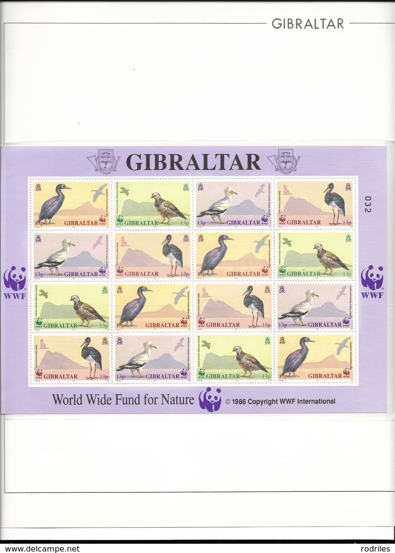 Gibraltar. Colección De Los Años 1989 A 2003 Mas  Minipliegos Del Tema Europa Con Valor De Catalogo De 2037 Euros - Otros - Europa