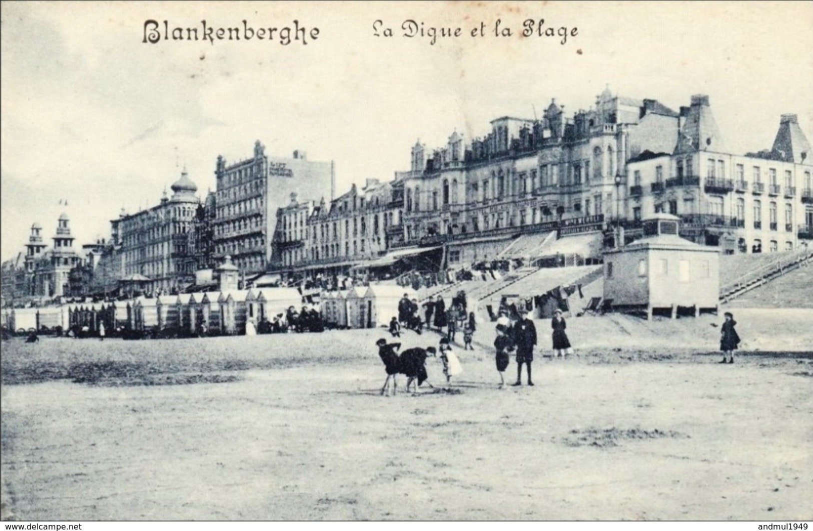 BLANKENBERGE - La Digue Et La Plage - N'a Pas Circulé - Edition Joseph Scheers, Blankenberghe - Blankenberge