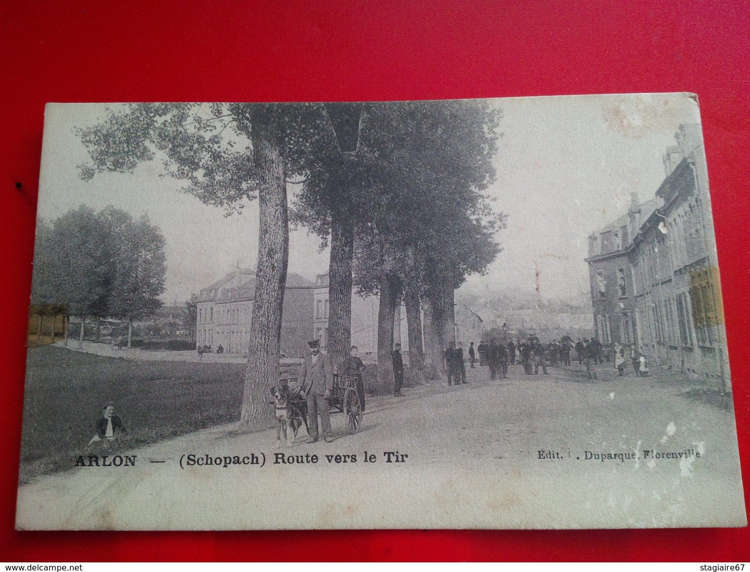 ARLON SCHOPACH ROUTE VERS LE TIR ATTELAGE DE CHIEN - Arlon