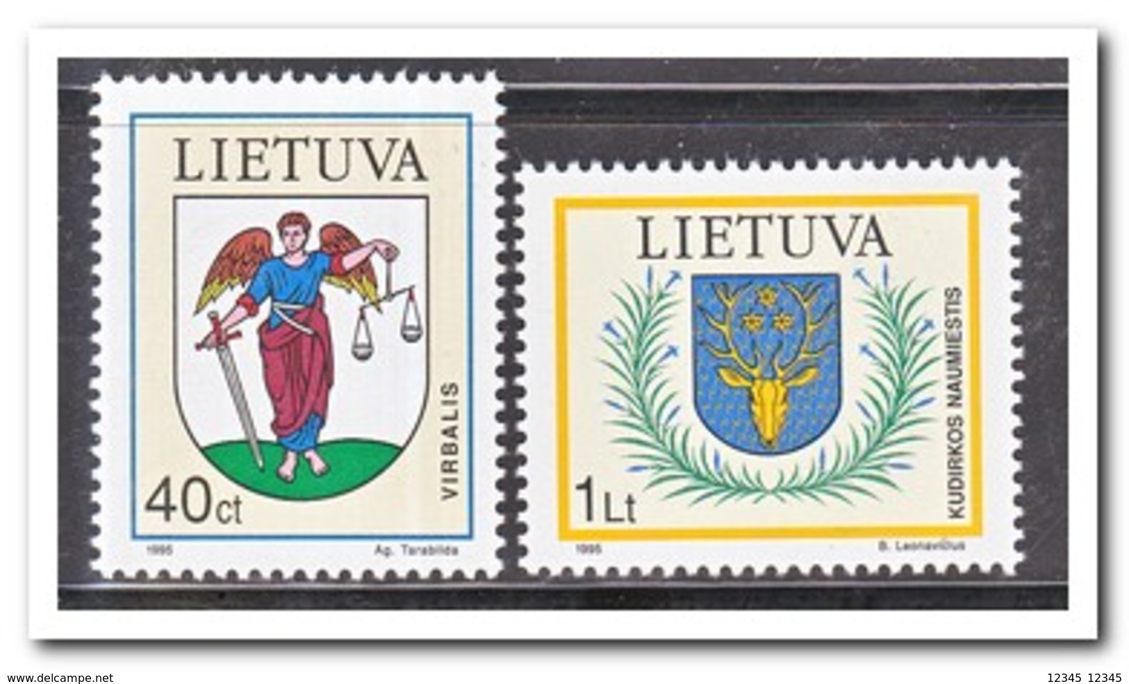 Litouwen 1995, Postfris MNH, City Coat Of Arms - Lituania