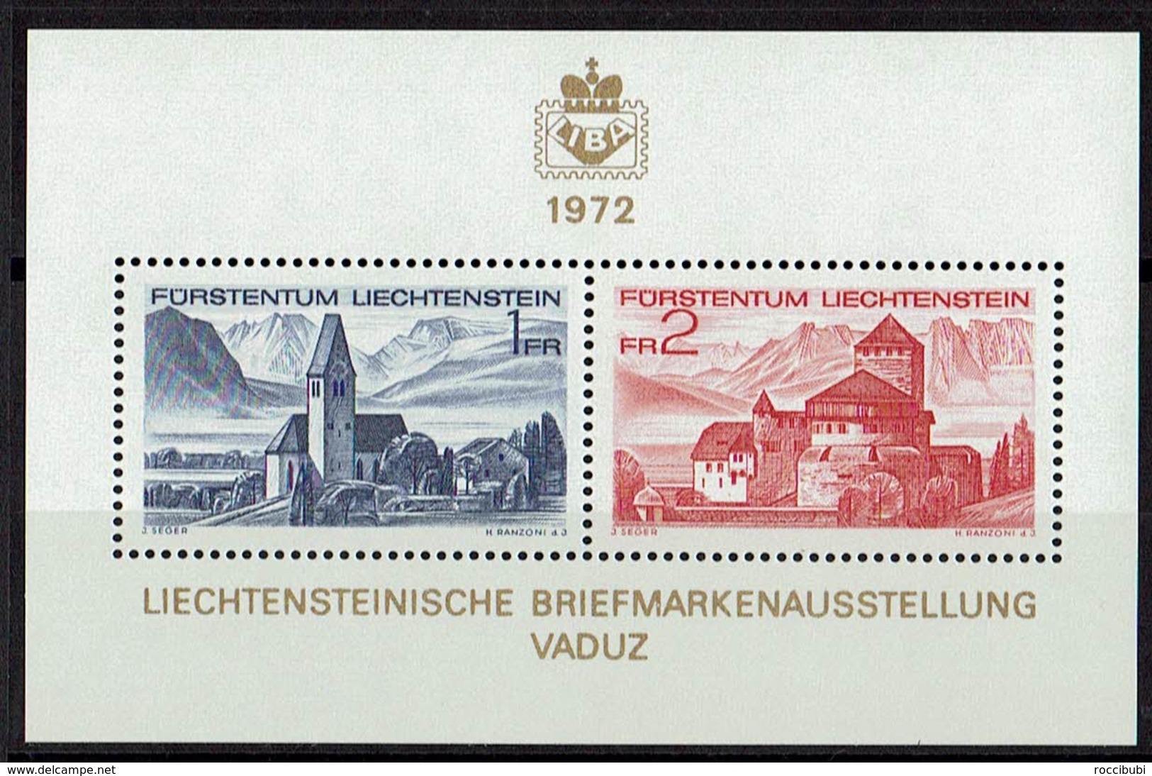 Liechtenstein 1972 # Block 9 ** - Blocchi & Fogli