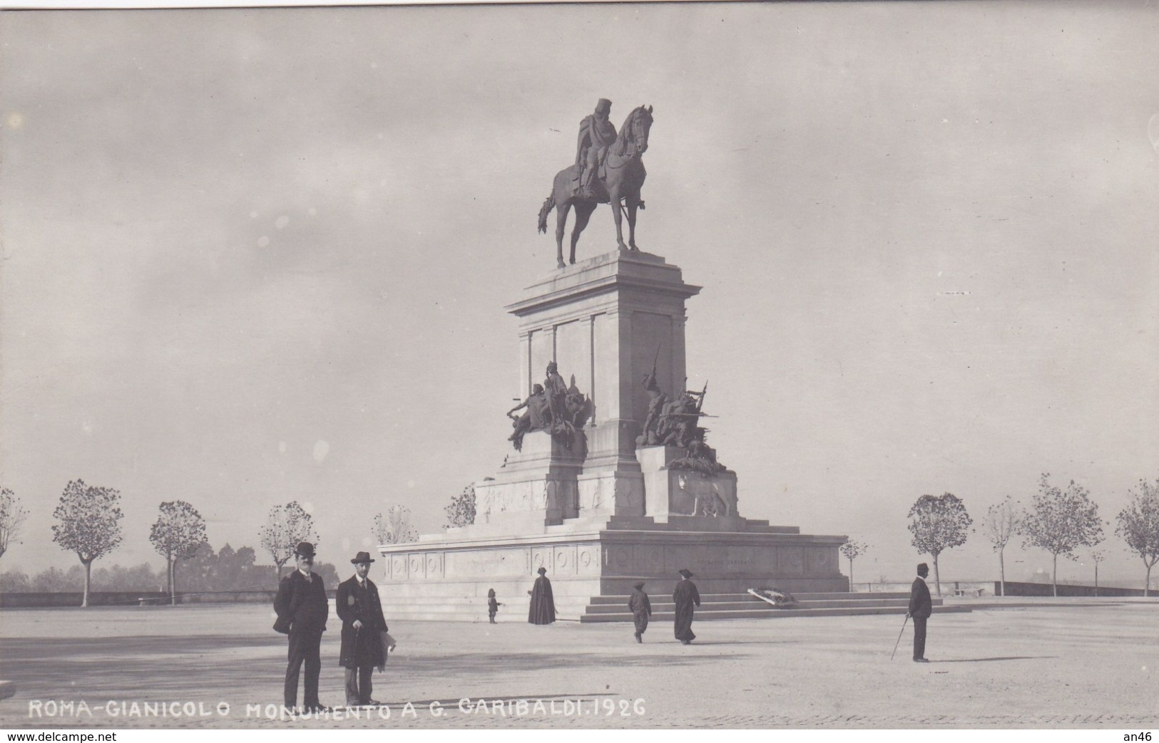 ROMA GIANICOLO MONUMENTO A G. GARIBALDI   AUTENTICA 100% - Altri & Non Classificati