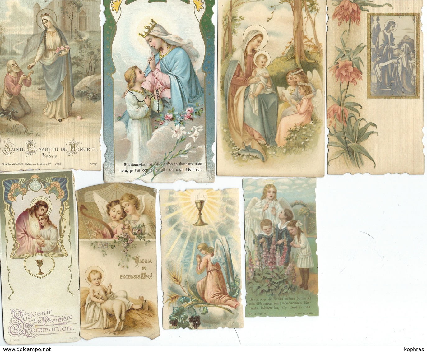 LOT DE 20 Images Pieuses - Toutes Avant 1940 - Images Religieuses