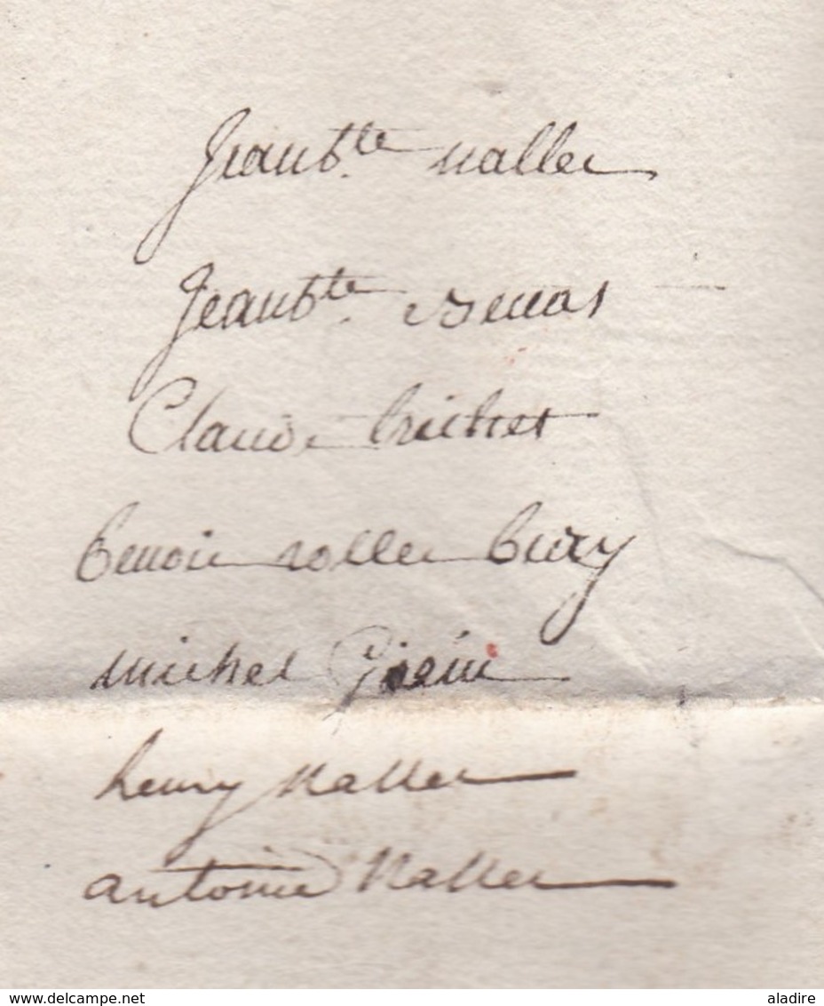 An VIII - 1799 Lettre Avec Correspondance  De 3 Pages De Lagnieu, Ain Vers Villebois, Ain - Période Du Directoire - 1701-1800: Précurseurs XVIII