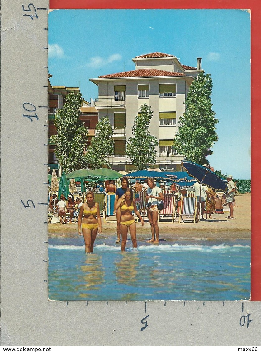 CARTOLINA NV ITALIA - LIDO DI JESOLO (VE) - Hotel Ornella - Spiaggia - Ragazze In Bikini - 10 X 15 - Alberghi & Ristoranti