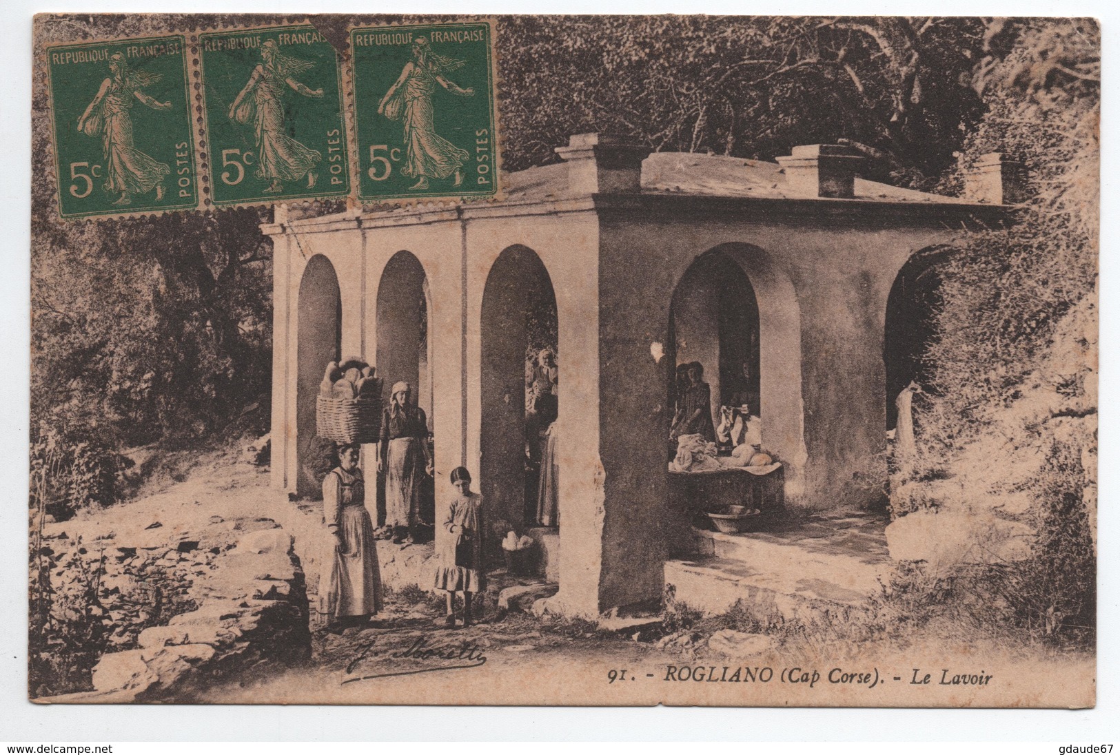 ROGLIANO (CAP CORSE) - RARE - LE LAVOIR - Autres & Non Classés