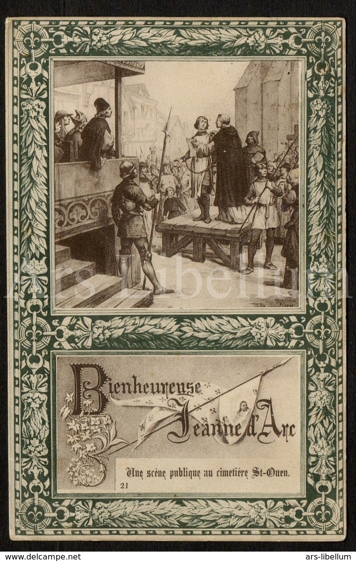 CPA / Postcard / Jeanne D'Arc / Bienheureuse Jeanne D'Arc / 1913 - Femmes Célèbres