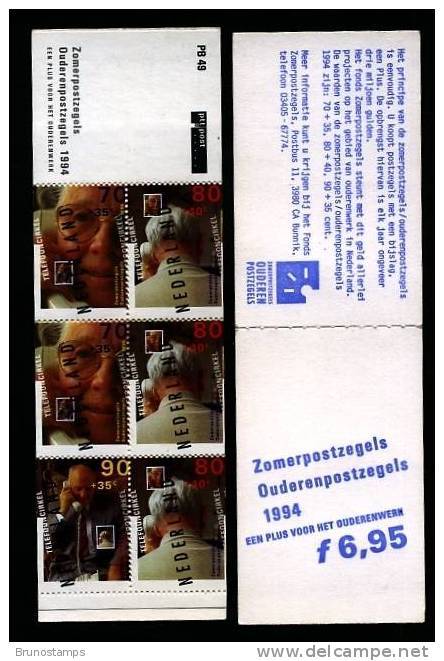 NETHERLANDS/NEDERLAND - 1994  ELDERY PERSON  BOOKLET MINT NH - Libretti