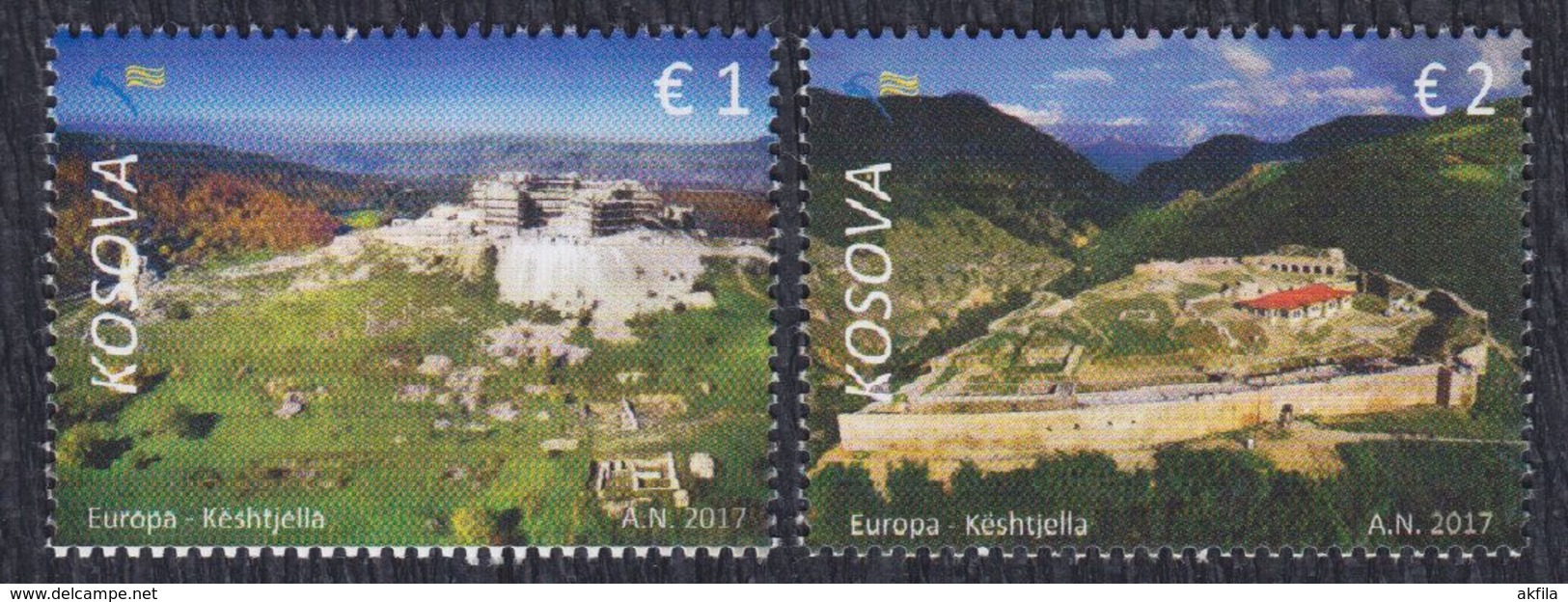 Kosovo 2017 Europa CEPT - Castles And Palaces, MNH (**) Michel 384-385 - Kosovo