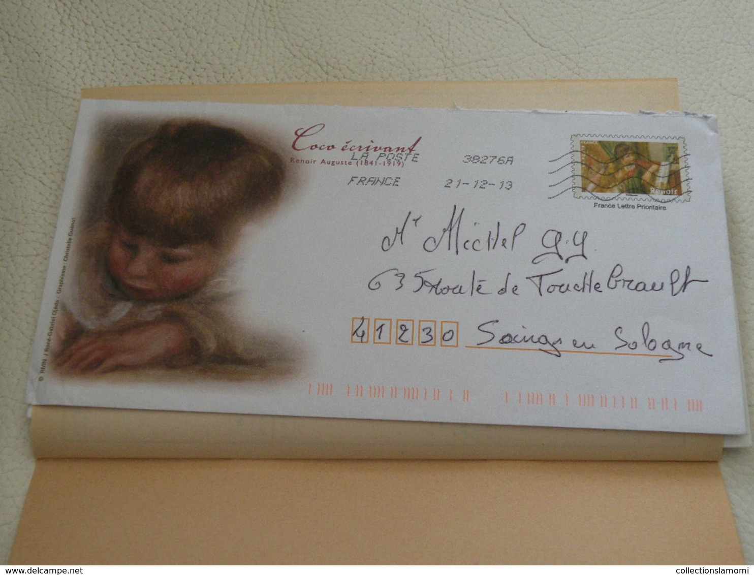 Carnet France oblitérés timbres + Enveloppes