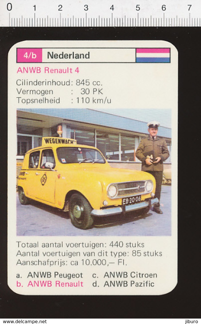 Voiture Automobile ANWB Renault 4 IM126/41 - Sonstige & Ohne Zuordnung