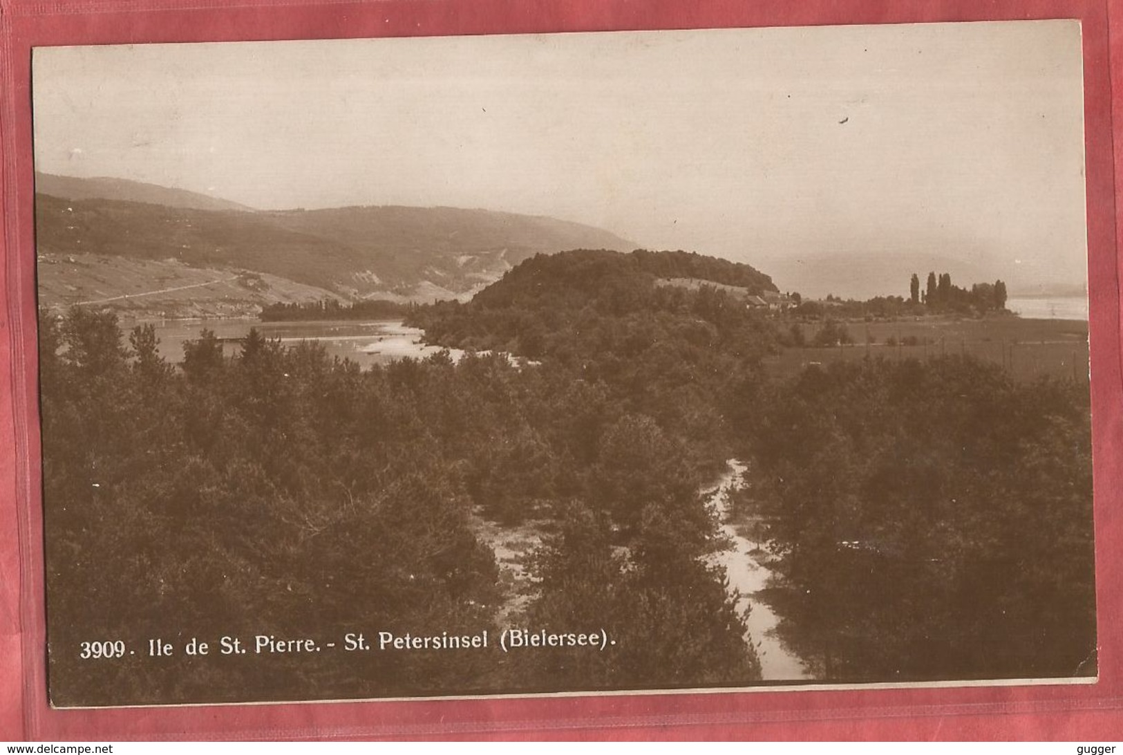 Bielersee Petersinsel - Mit Balkenstempel - Fotokarte 1926 - Autres & Non Classés