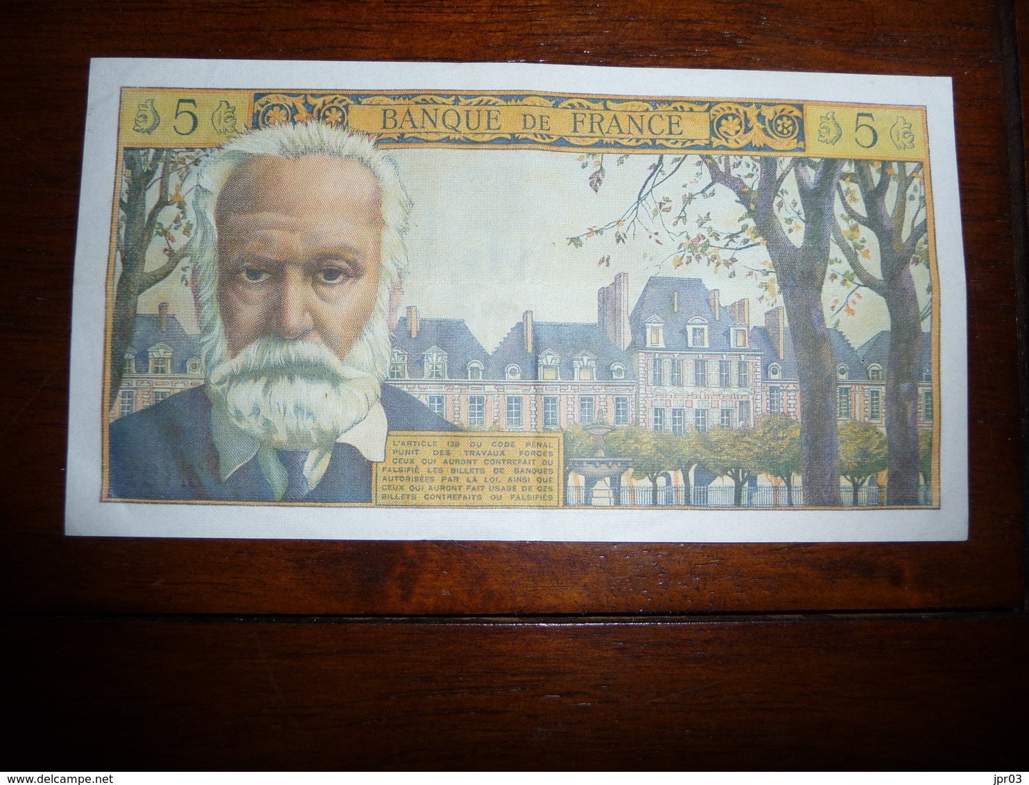 FRANCE * 5 Francs VICTOR HUGO  1-10-1964 E   Z127  Quasi SUP - 5 F 1917-1940 ''Violet''