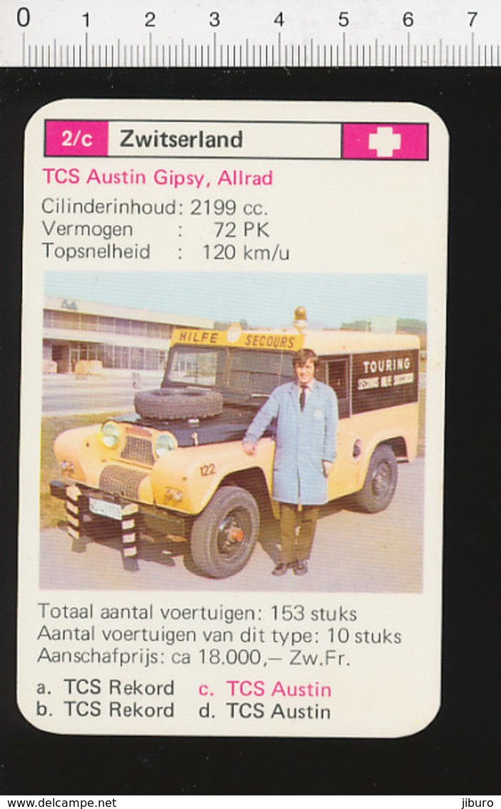 Voiture Automobile TCS Austin Gipsy Allrad   IM126/41 - Autres & Non Classés