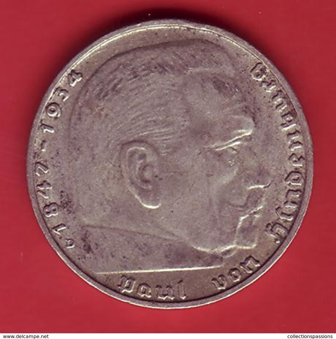 - ALLEMAGNE - Troisième Reich - 2 Reichsmark - 1937 D - Argent - - 2 Reichsmark