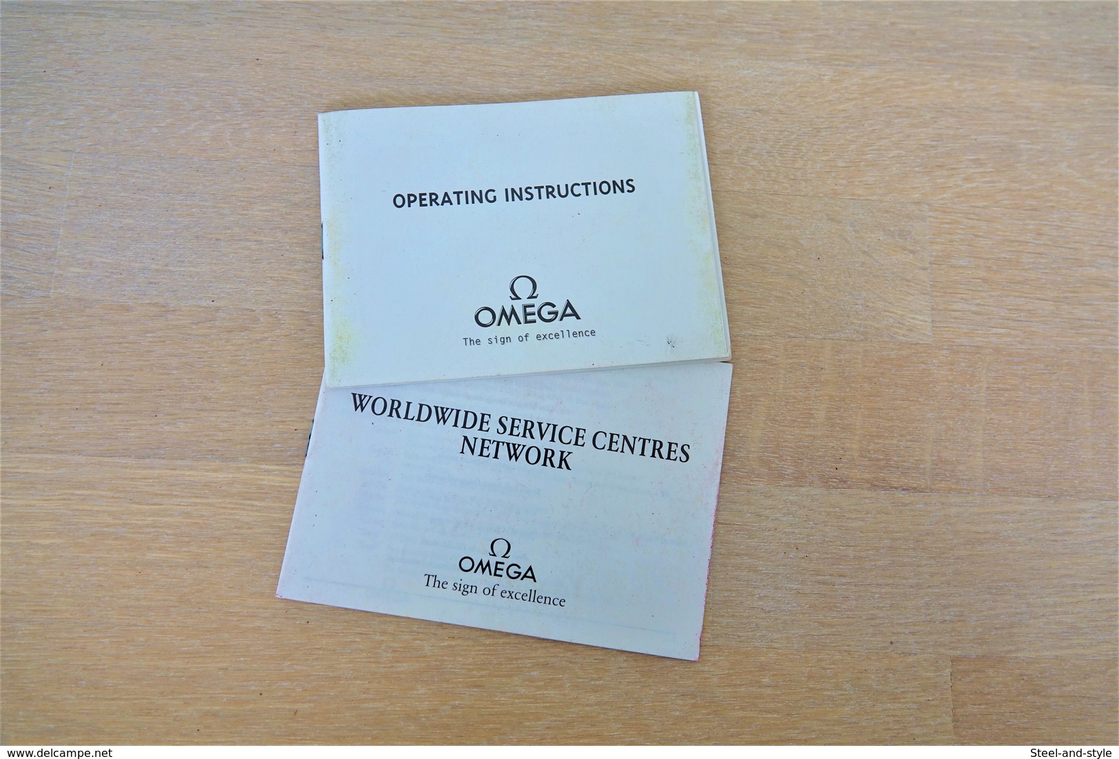 watches PARTS : OMEGA CONSTELLATION 13023000 WARRANTY CARD/BOOKLETS/SLEEVE - used -2001 - original - swiss made