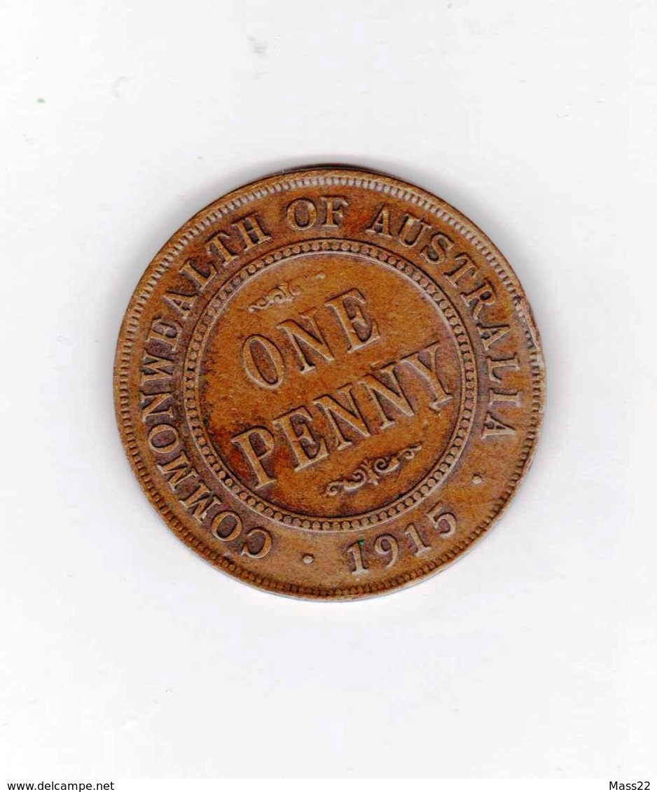 1 Penny 1915, King George V - Penny