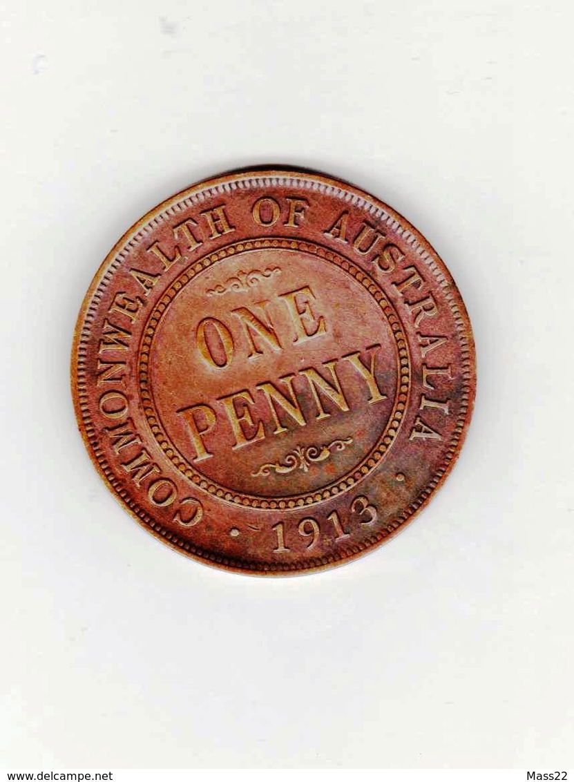 1 Penny 1913, King George V - Penny