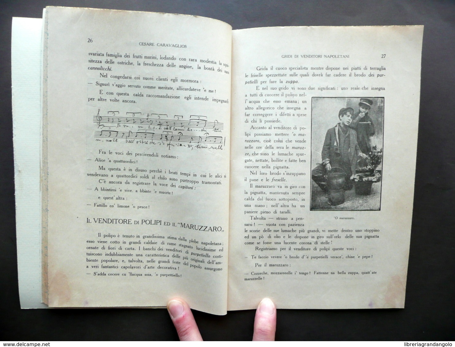 Gridi Di Venditori Napoletani Trascritti Musicalmente Caravaglios Tirelli 1925 - Non Classificati