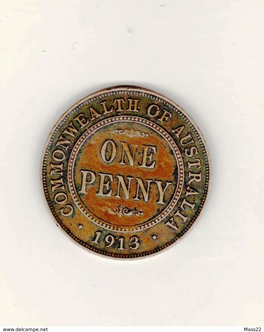 1 Penny 1913, King George V, VF+ - Penny