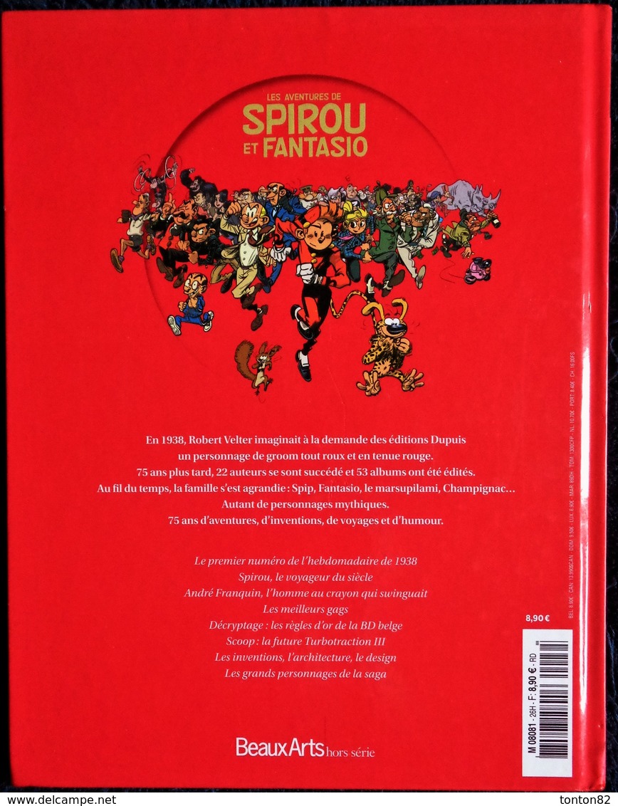 Beaux Arts - Hors Série - SPIROU A 75 Ans - Les Aventures D'un Géant De La BD - TTM Éditions - ( 2013 ) . - Dossiers De Presse