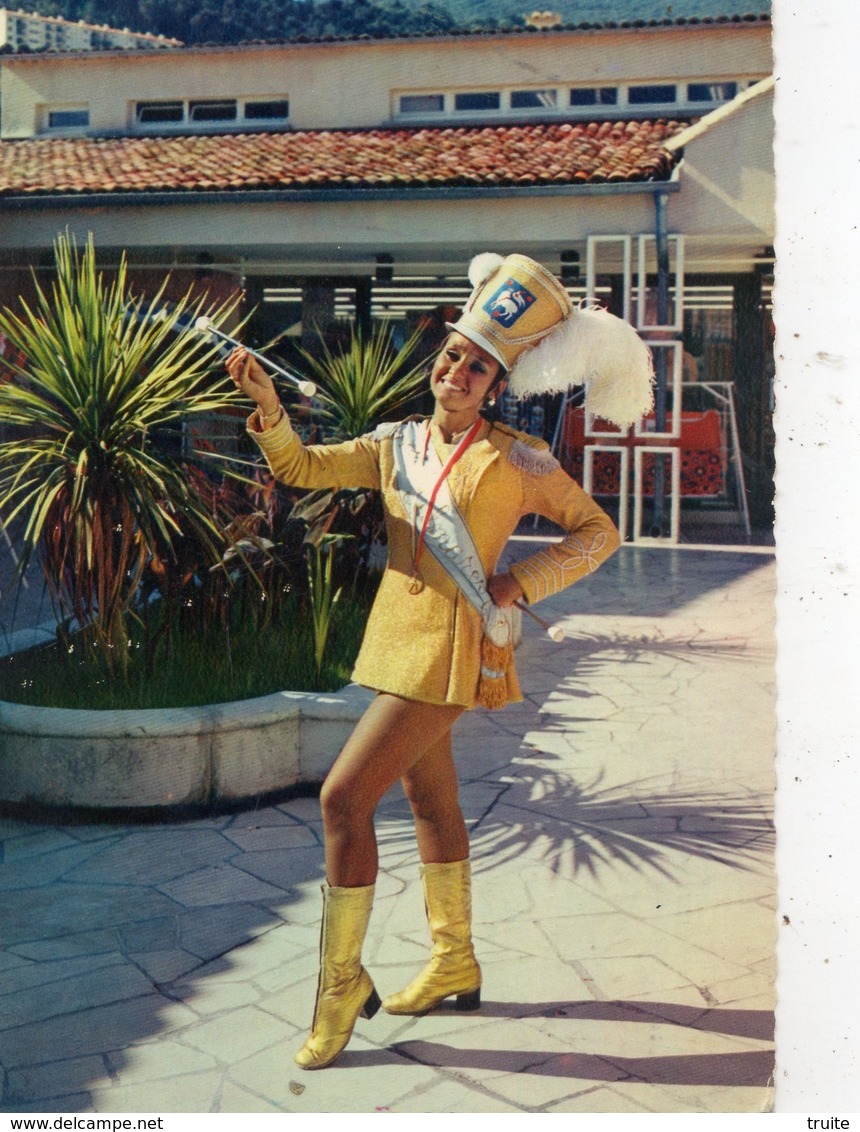 GRASSE MLLE CHARLOTTE MARTINEZ "MISS PALMARES" CAPITAINE DES MAJORETTES DE GRASSE - Grasse