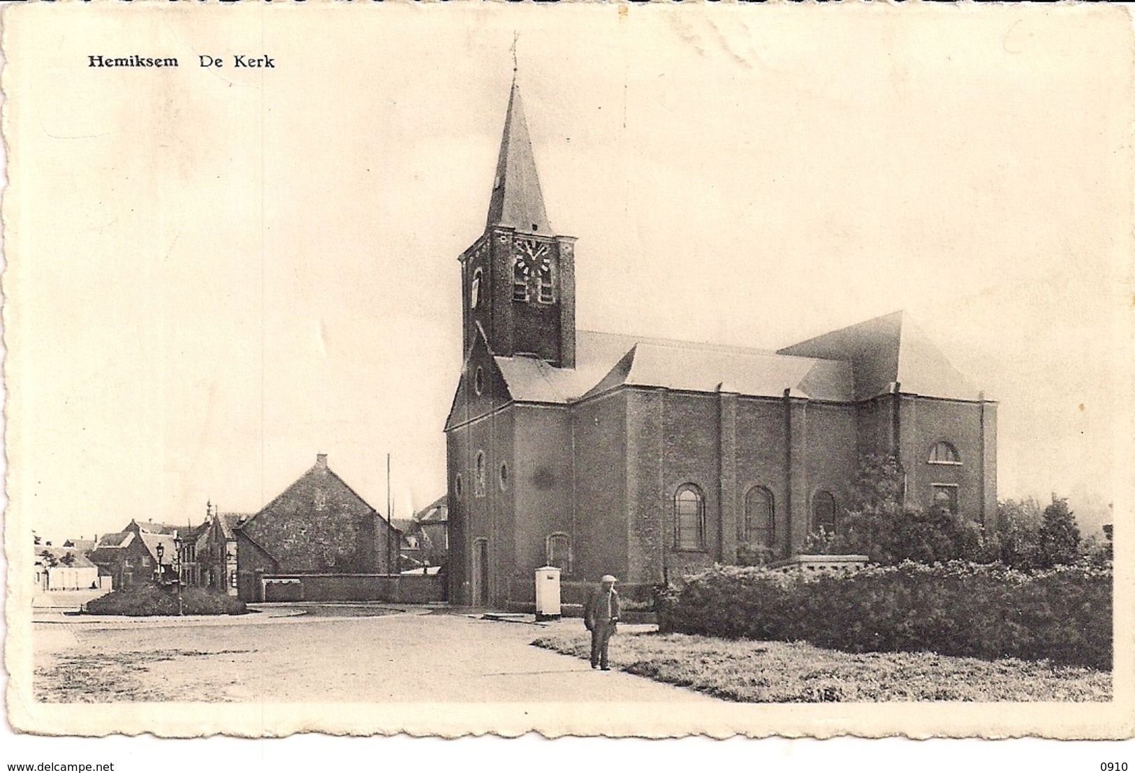 HEMIKSEM " DE KERK-L'EGLISE " FOTOKAART UITG.HUIS CLERBAUT - Hemiksem