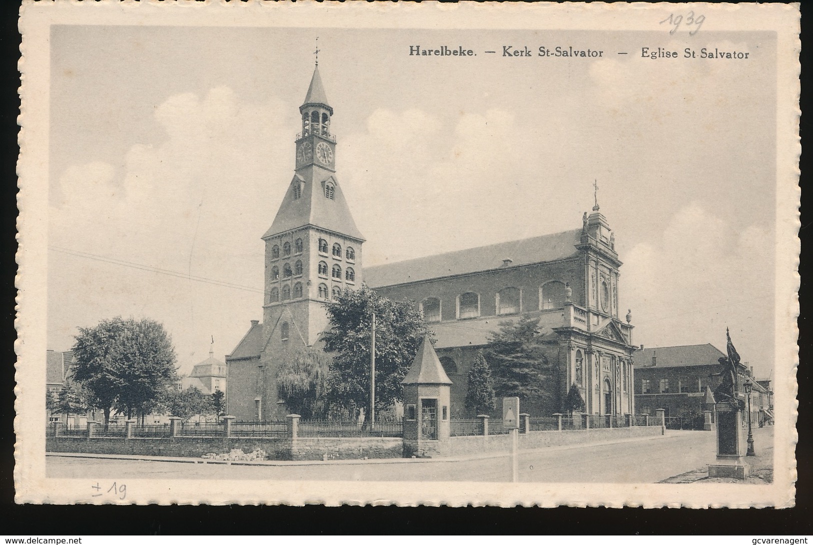 HARELBEKE   KERK ST.SALVATOR - Harelbeke