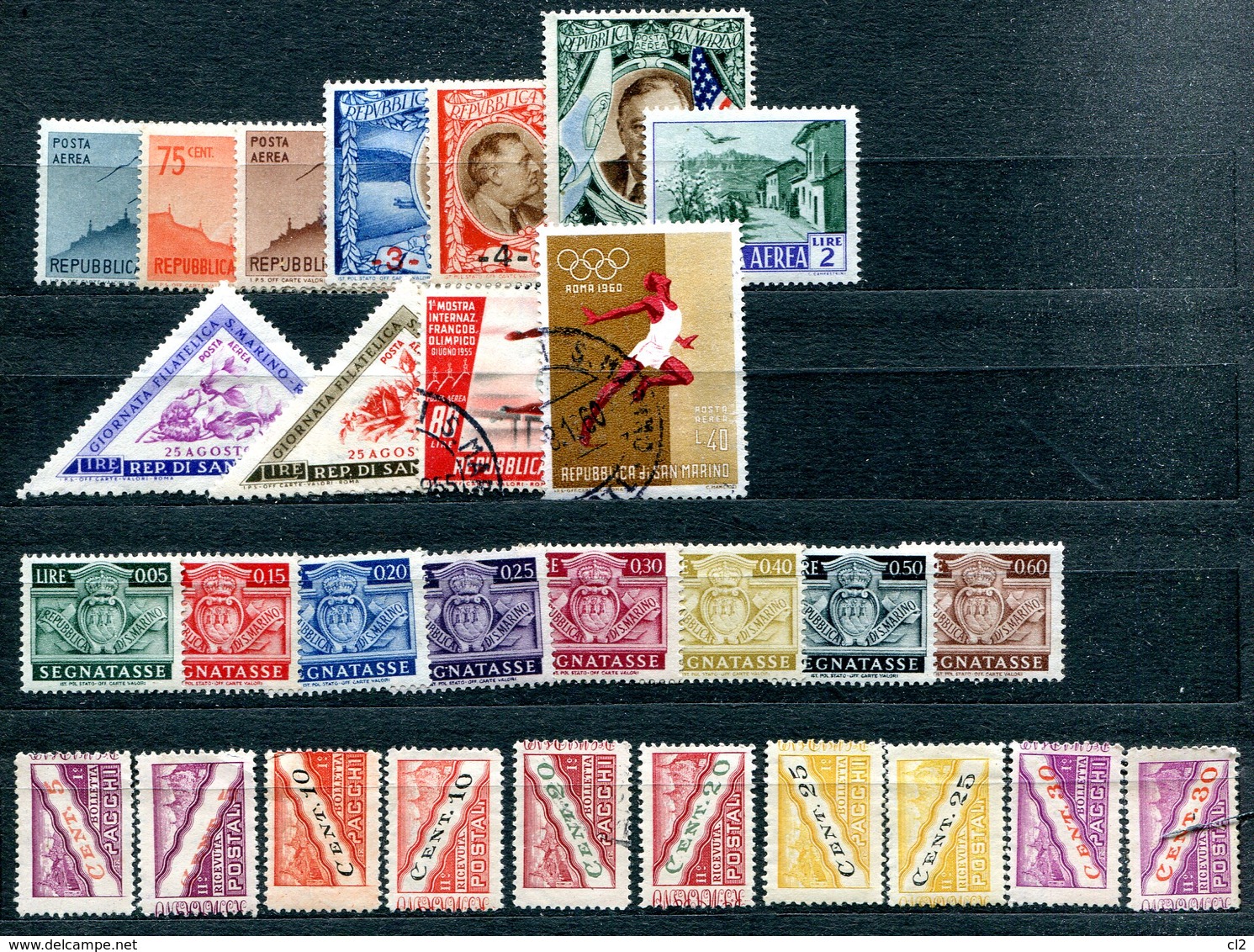 SAINT-MARIN - Lot De 29 Timbres Différents (Poste Aérienne, Taxe, Colis Postaux) - Collections, Lots & Séries
