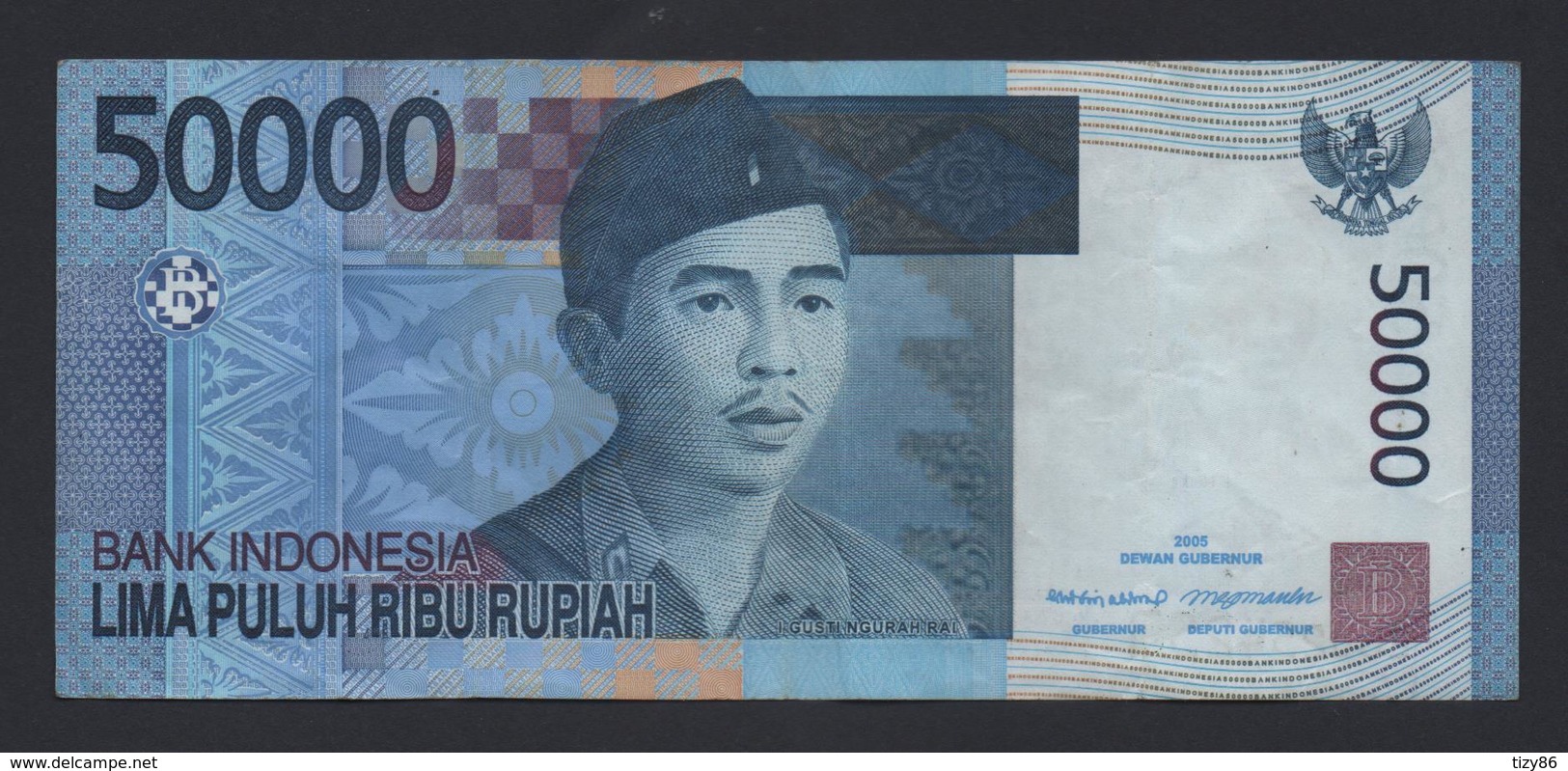 Banconota  Indonesia 50000 Rupiah 2005 - Circolata - Indonésie