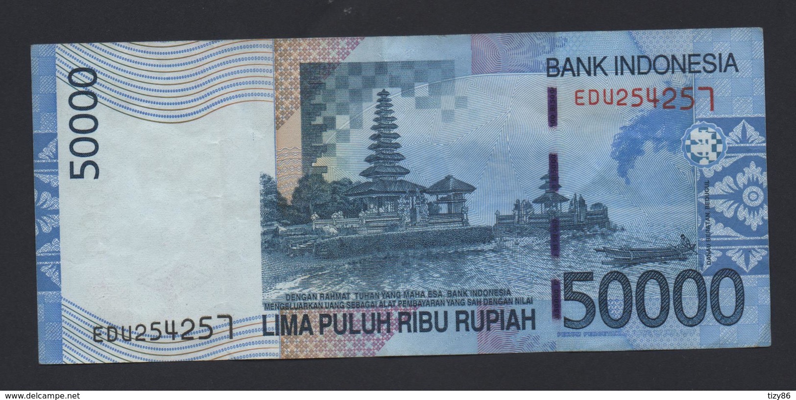 Banconota  Indonesia 50000 Rupiah 2005 - Circolata - Indonésie
