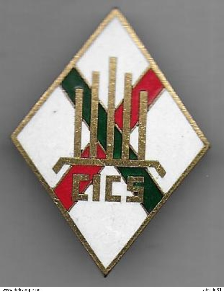 Légion -  1e R.E.I. - CICS - Insigne émaillé Drago Matriculé 96 - Armée De Terre