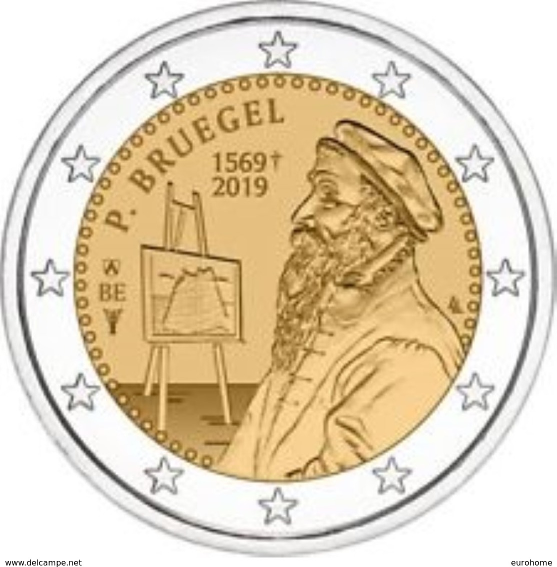 Belgie 2019  2 Euro Commemo Pieter Bruegel    Extreme Rare !!! - Belgien