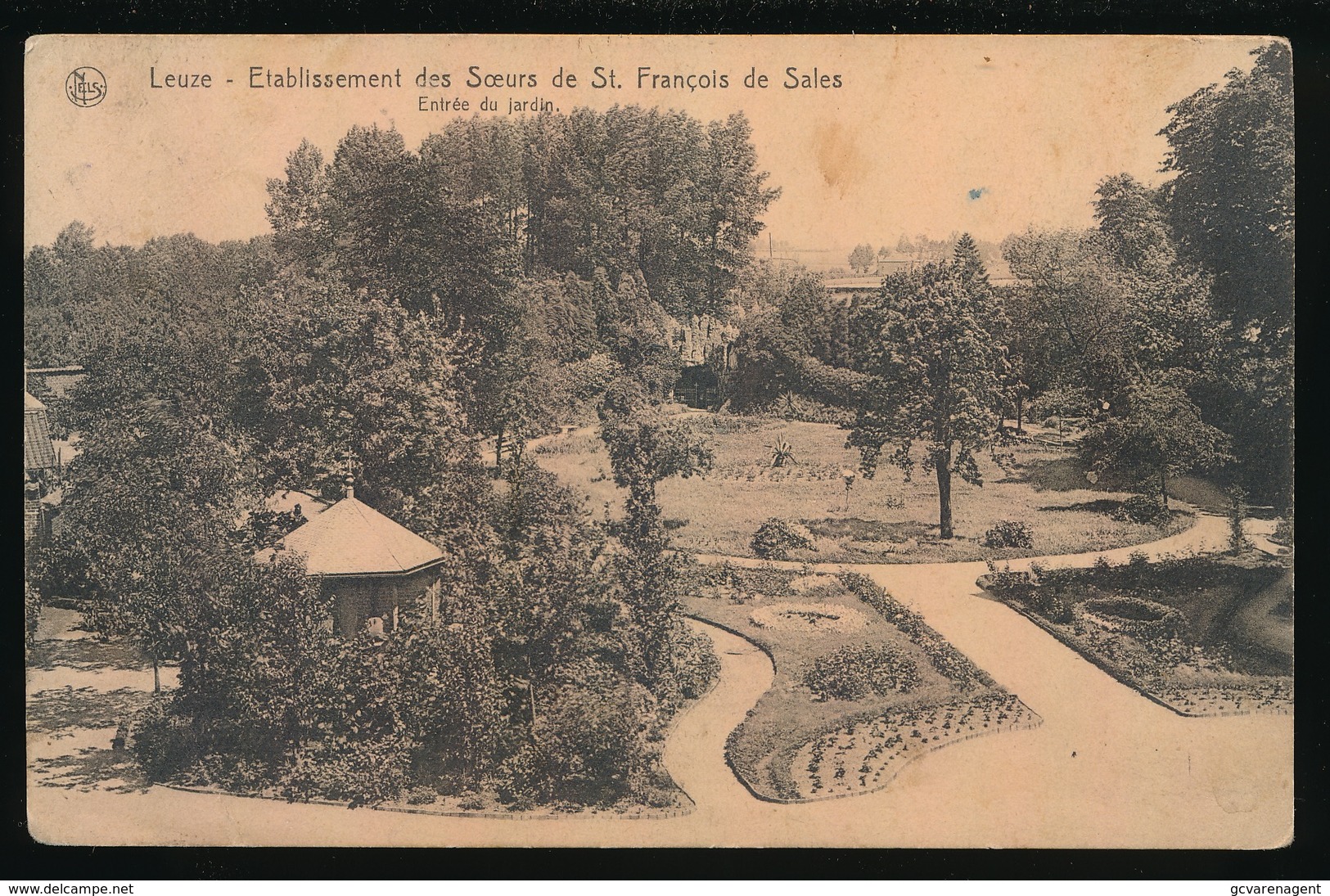 LEUZE  ETABLISEMENT DES SOEURS DE ST.FRANCOIS DE SALES    ENTREE DU JARDIN - Leuze-en-Hainaut