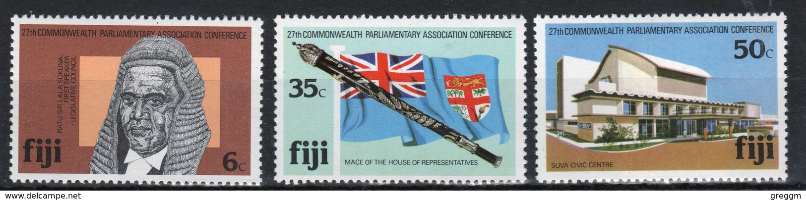 Fiji 1981 Set Of Stamps To Celebrate The Parliamentary Association Conference. - Fiji (1970-...)