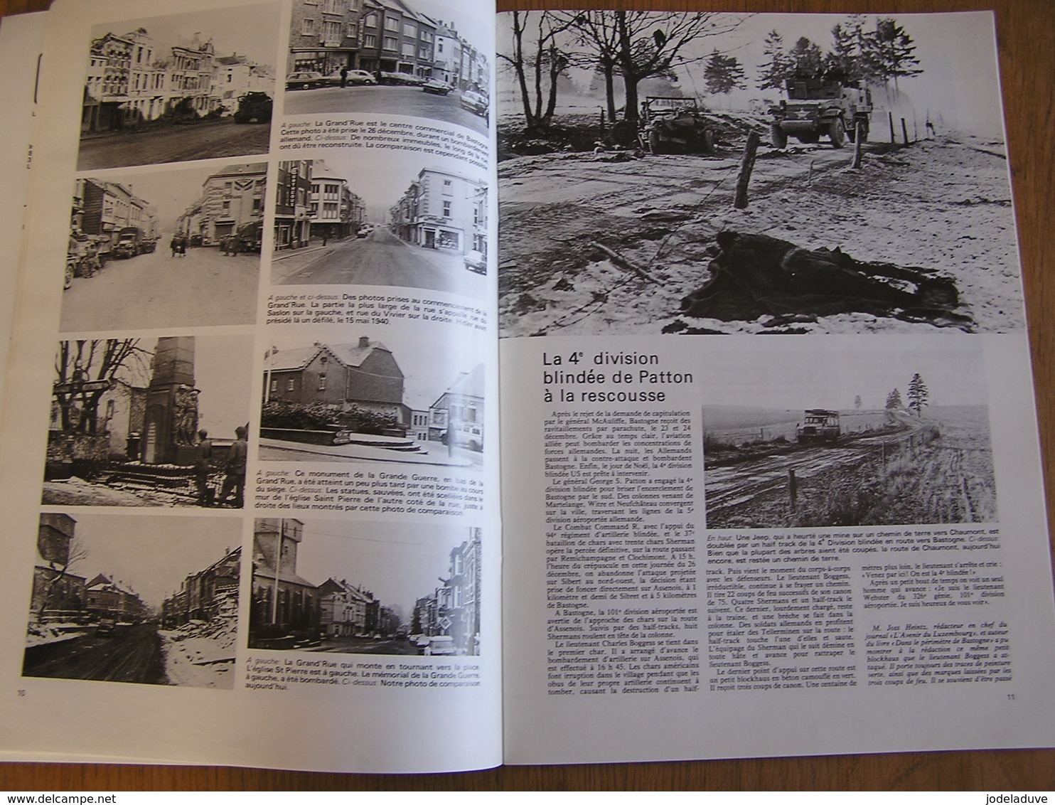 APRES LA BATAILLE Guerre 40 45 Bastogne Ardennes Trois Pont Stavelot Malmédy Peiper Skorzeny Fort en Haute Mer