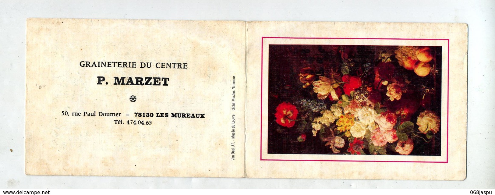 Calendrier De Poche 1980 Grainerie  Du Centre Les Mureaux - Petit Format : 1971-80