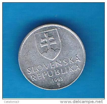 ESLOVAQUIA - 10 Haliers 1993 - Eslovaquia